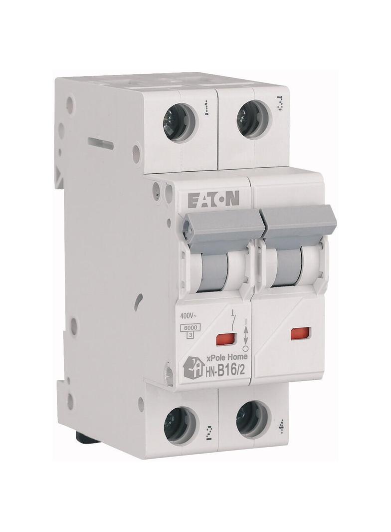 HN-B16/2 Wyłącznik nadprądowy 6kA B16A 2P 194861 EATON