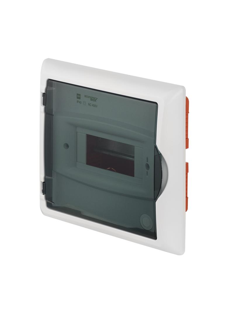 ECONOMIC BOX RP 1/6 drzwi transparentne (N+PE) l P 40
