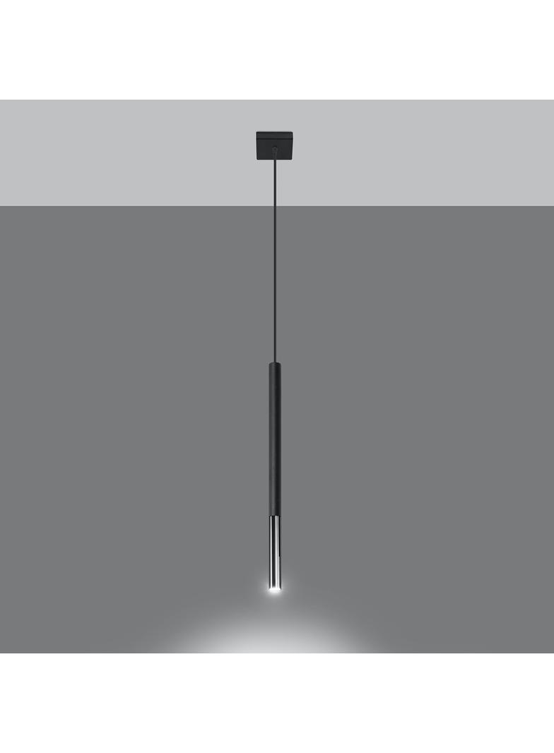 Lampa wisząca MOZAICA 1 czarny/chrom