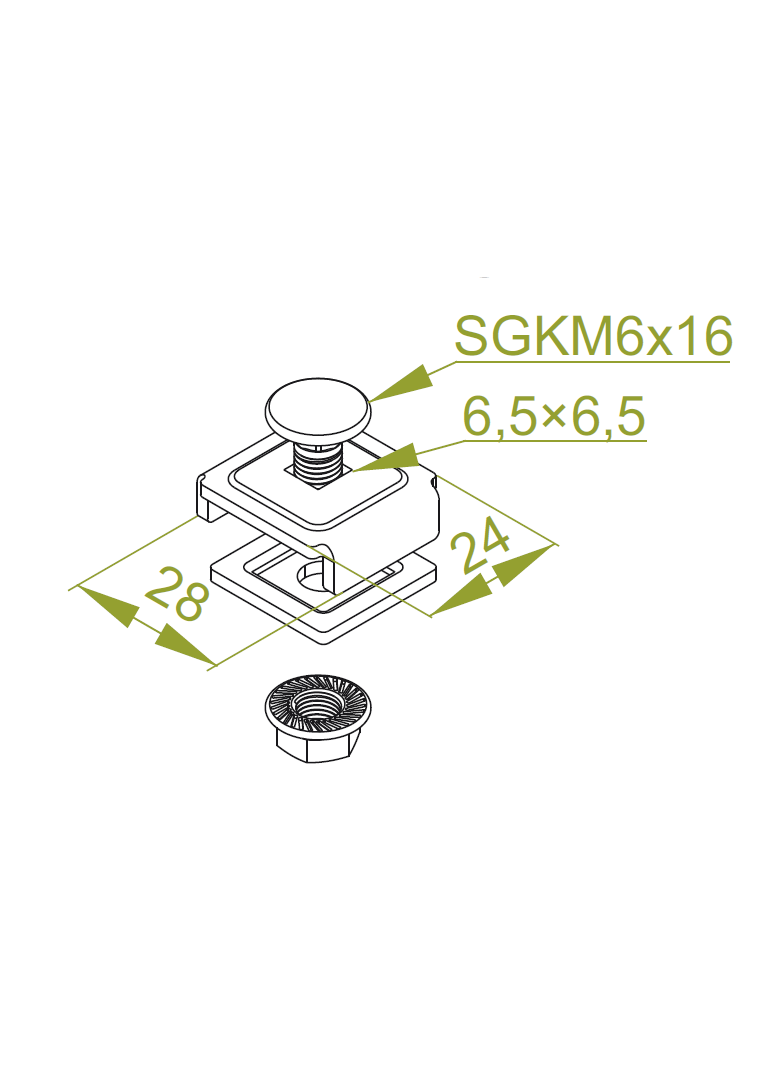 USSN/USSO Uchwyt śrubowy