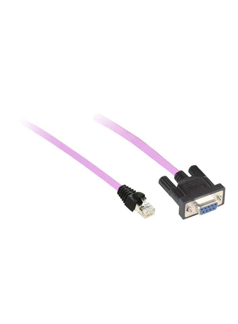 Przewod PLC LMC SUB D9 RJ45 3m VW3M3805R030 Schneider