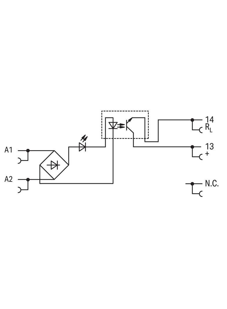 JUMPFLEX podstawka z przekaźnikiem półprzewodnikowym115VACDC/48VDC/0,1A