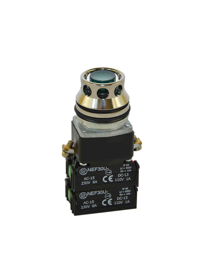 Przycisk NEF30-UKL3XY/24V zielony W0-NEF30-UKL 3XY Z PROMET