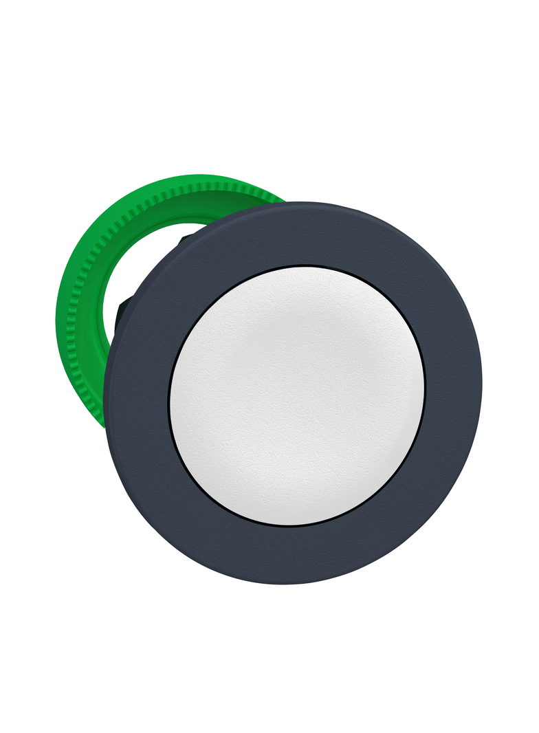 Harmony XB5 Główka przycisku bez podświetlenia biały kryty typ push push