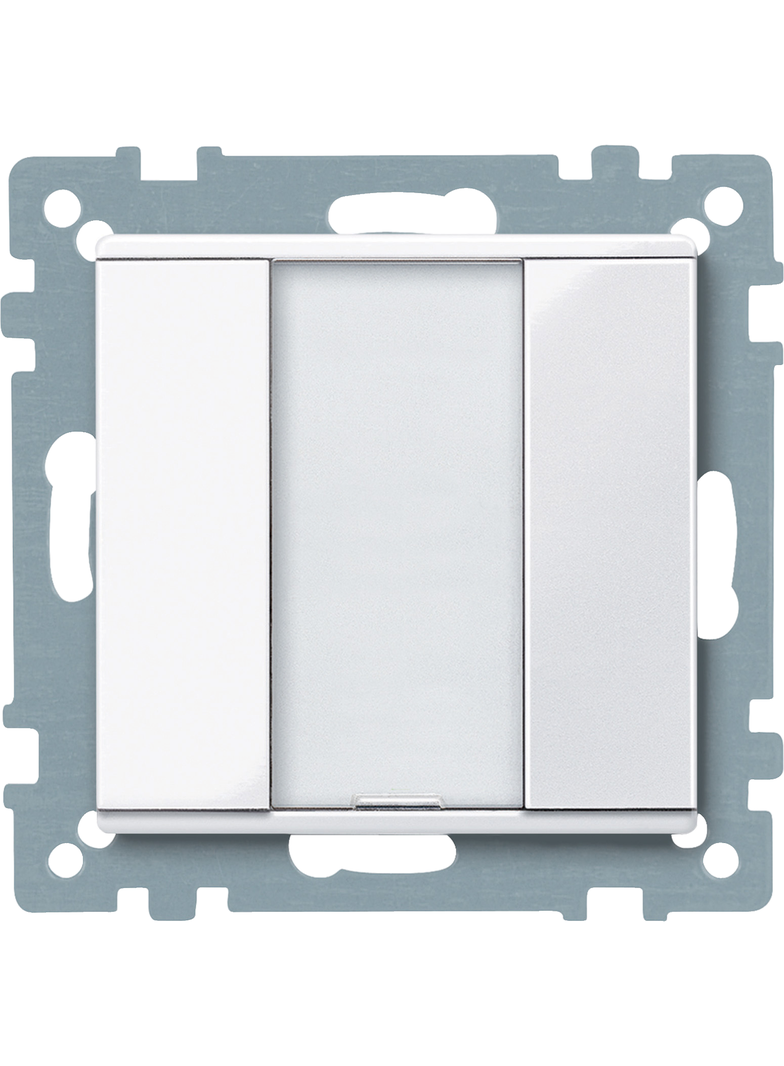 Schneider Electric KNX przycisk natynkowy 1-kr. plus biały active System M