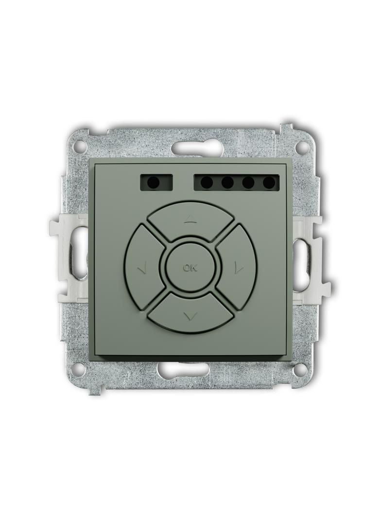 MINI Elektroniczny sterownik rolety (przycisk centralny/dodatkowy) szałwiowy 61MSR-6 KARLIK