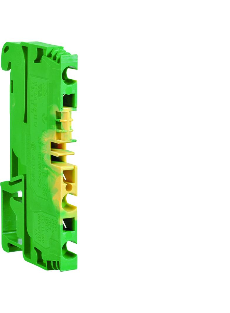 Samozacisk szeregowy PE 2,5mm2 3-krotny KYA02E3 HAGER