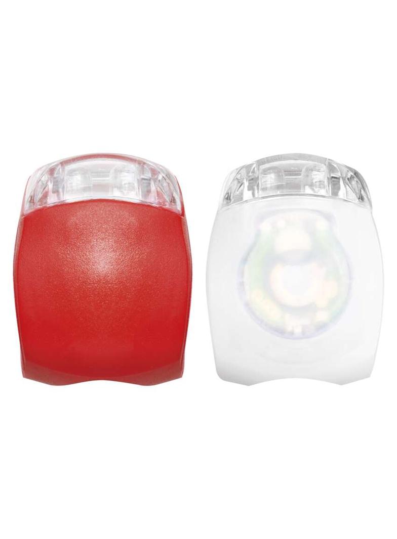 Lampa rowerowa, komplet przód + tył 10 lm 2× CR2032 P3921 EMOS