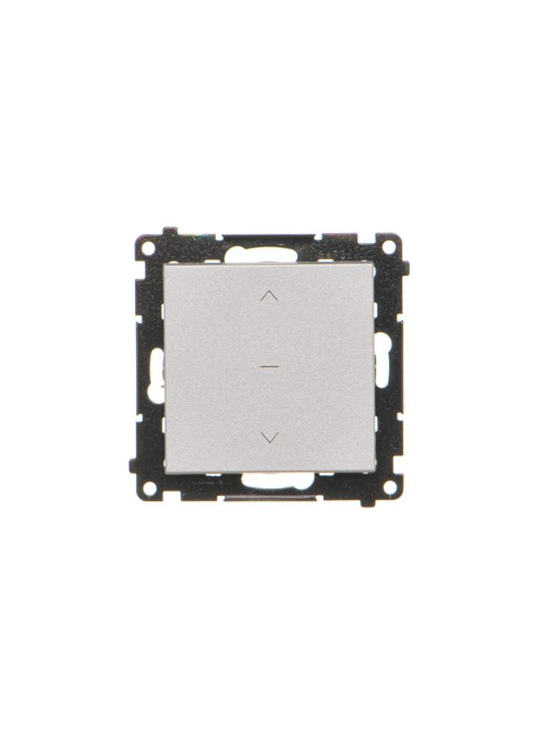 Simon 55 Przycisk roletowy zwierny szybkozłączka Aluminium mat TZP1K.01/143 KONTAKT