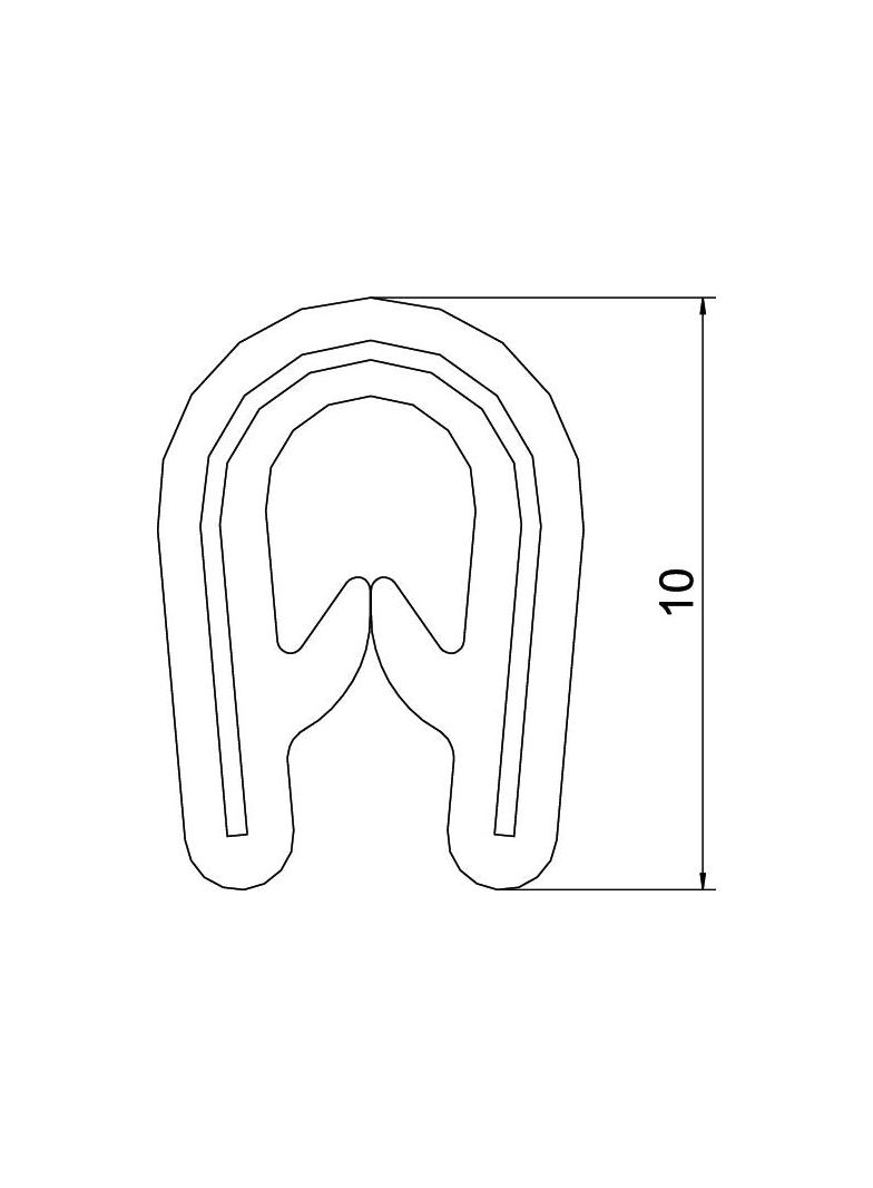 KSB/2, OSŁONA KRAWĘDZI BLACH 1-2 MM