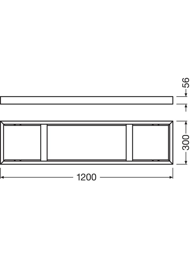 PANEL 1200 SURFACE MOUNT KIT LEDV LEDVANCE