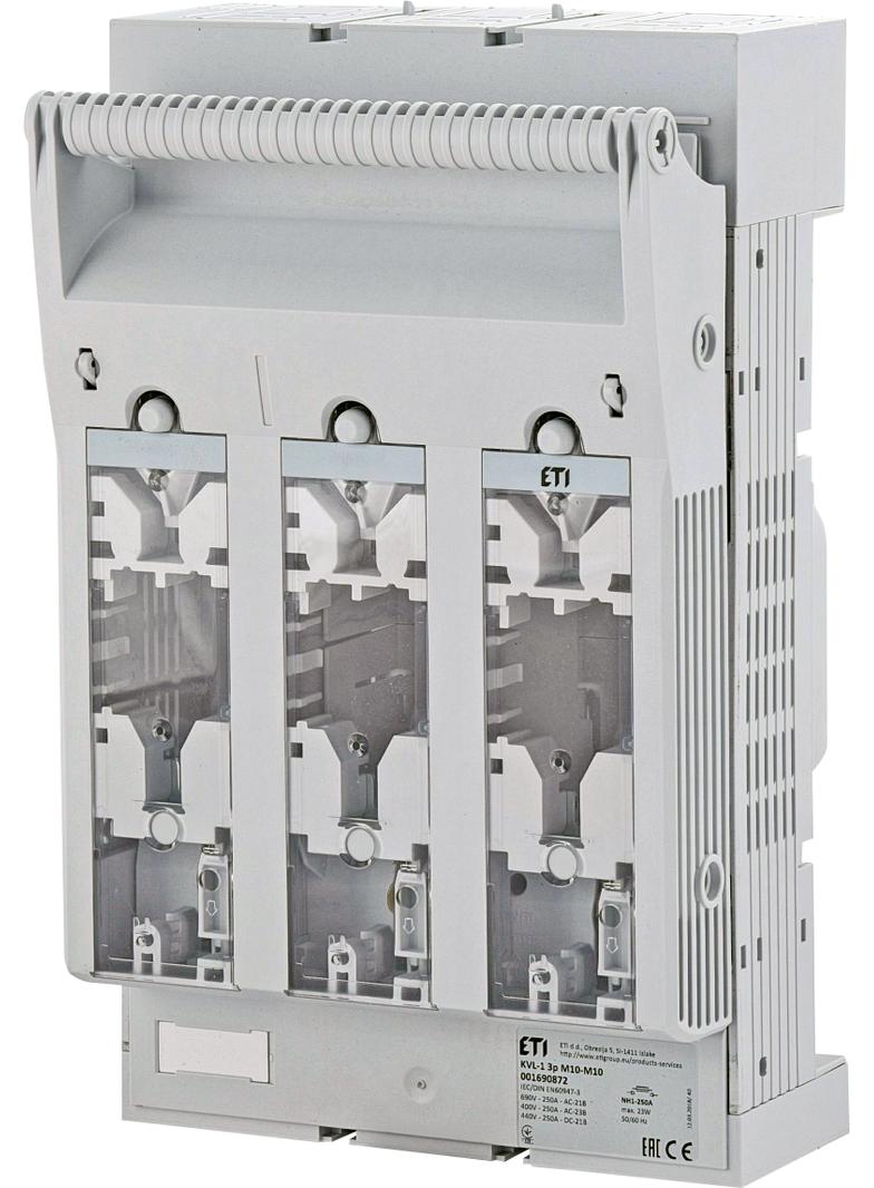 Rozłącznik bezpiecznikowy KVL-1 3P M10-M10 001690872 ETI