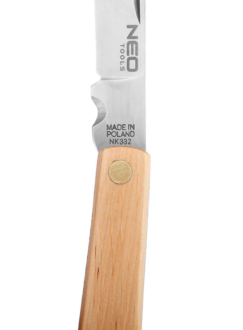 Nóż monterski, drewniane okładki