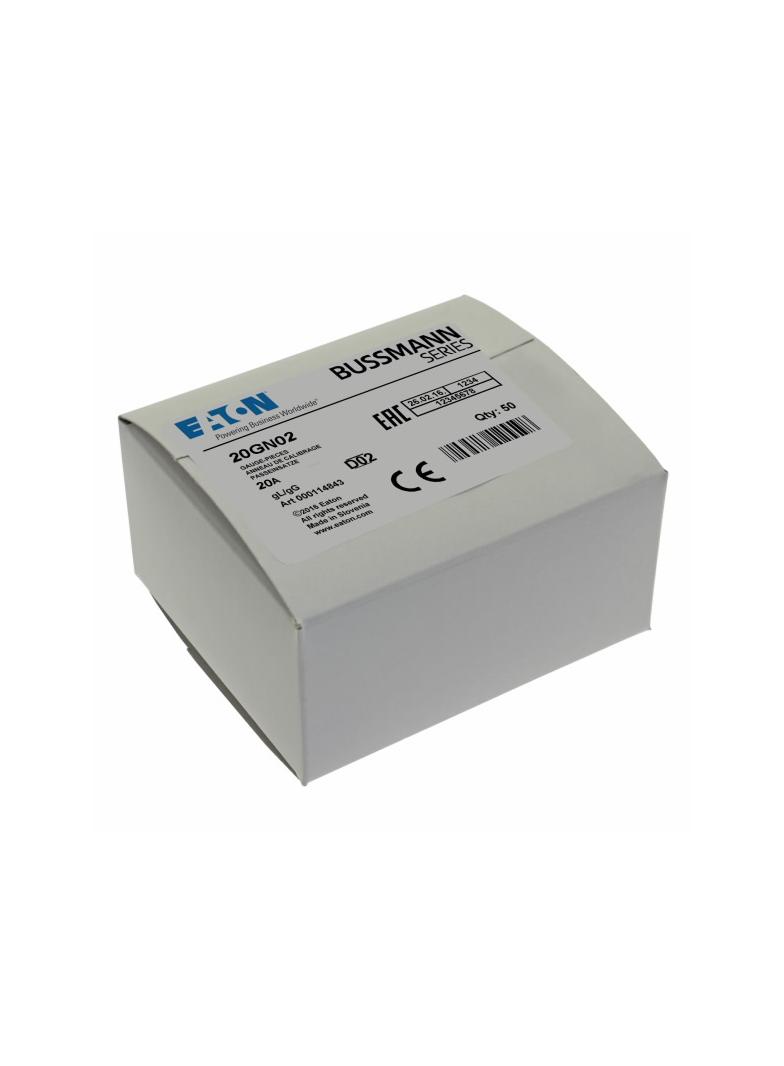 GAUGE PIECE DO2 20A 400V FOR E18 Wstawka kalibrowa D02 20A E18 20GN02 EATON