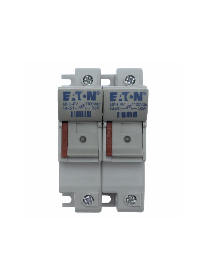 2 Pole 14x51 MFH PV Neon Indicator Podstawa wkł. cyl. 14x51 gPV 2p 32A 1500 Vdc wskaźnik fotow CHPV1