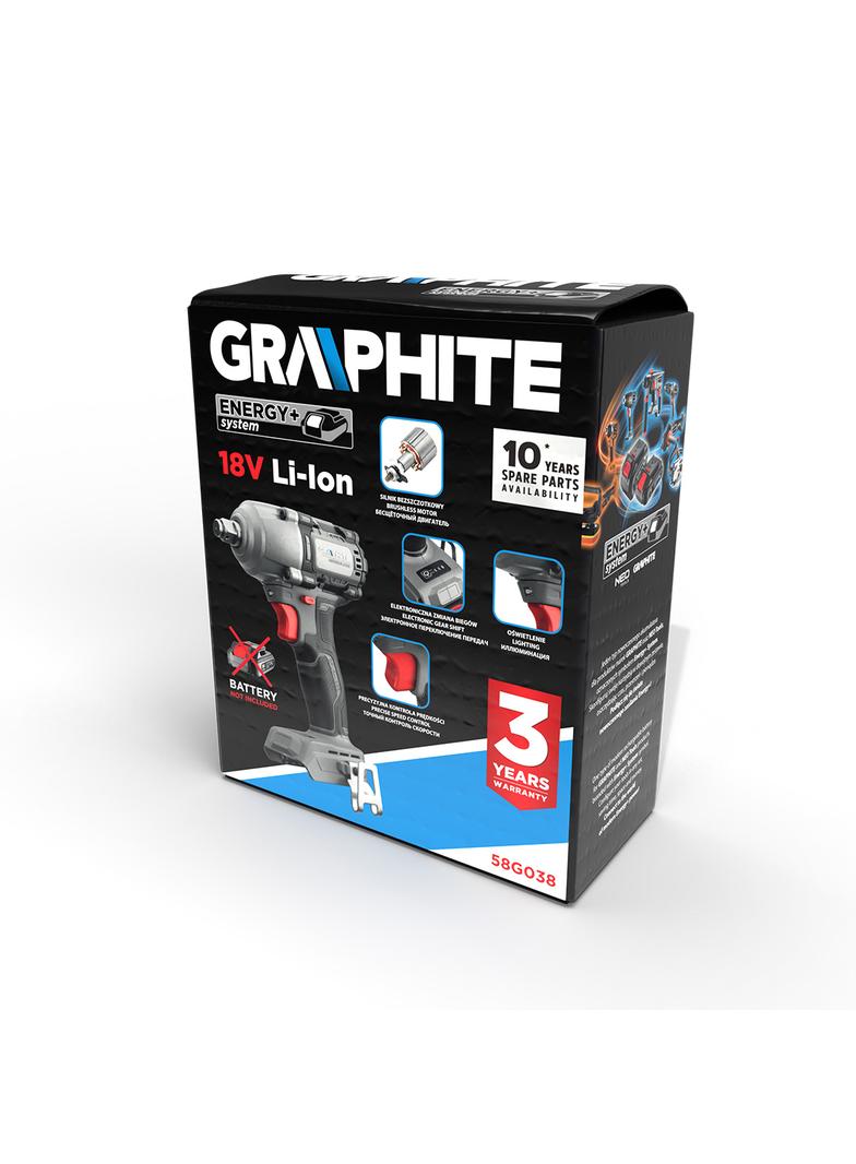 Klucz udarowy bezszczotkowy 450Nm Energy+