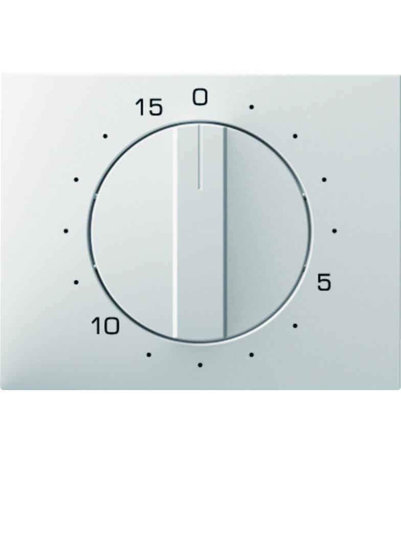 BERKER K.1 Płytka czołowa z pokrętłem do mechanicznego łącznika czas 0-15 min biały 16347109 HAGER