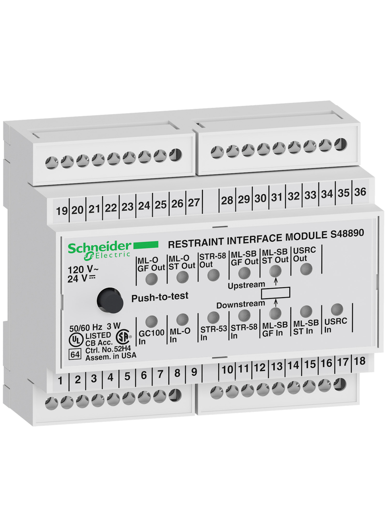 Masterpact MTZ, moduł (RIM) 120 V AC
