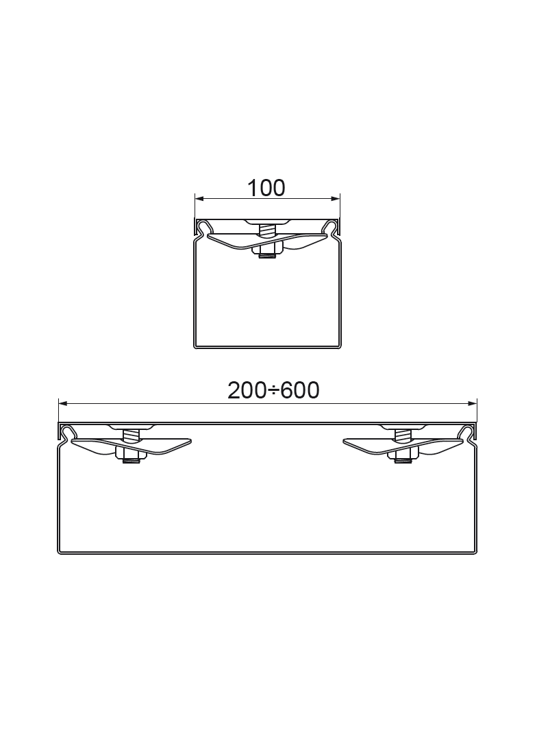PZKRT200/3 POKRYWA RYFLOWANA Z ZAMKIEM 3,0 MM