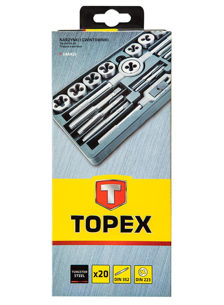 Narzynki i gwintowniki M3-M12, zestaw 20 szt.
