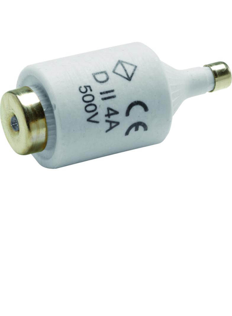 Wkładka bezpiecznikowa DII/E27 wyk.szybkie F (Bi-Wts) 4A 500VAC LE27F04 HAGER