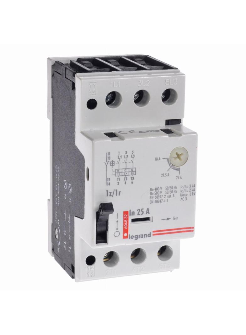 Wyłącznik Silnikowy 3P 11Kw 18-25A M 250 1R/1Z 25 606832 LEGRAND