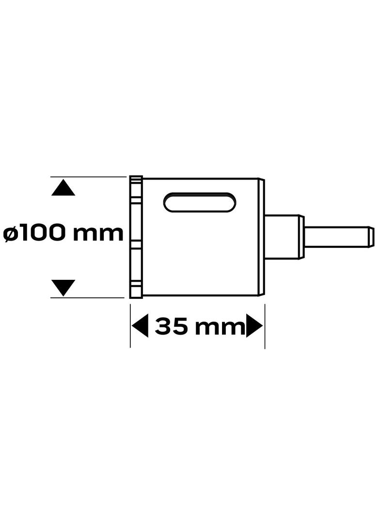 Wiertło diamentowe do gresu 100 mm