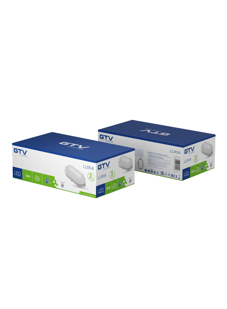 OPRAWA KANAŁOWA LUXIA-OW LED, 10W, 700lm, IP65, AC220-240V, 50/60Hz, KĄT ŚWIECENIA 220* , OWALNA, NE