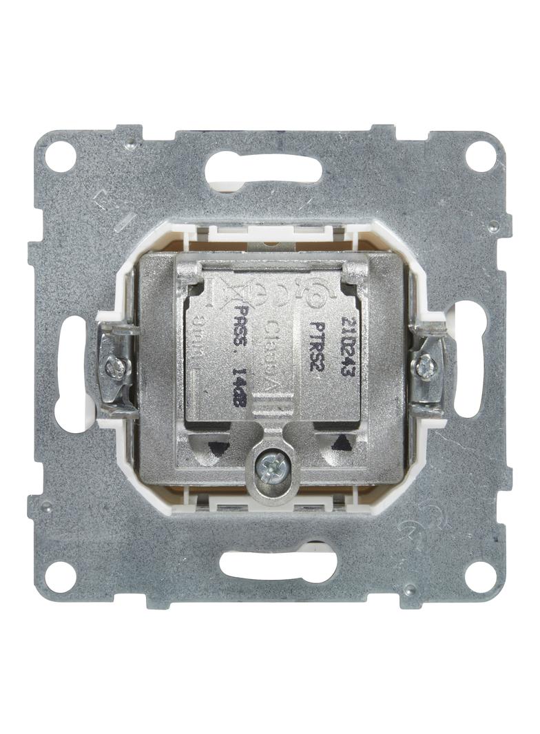 SUNO - Gniazdo TV-R-SAT przelotowe 14 dB, Biały, Legrand