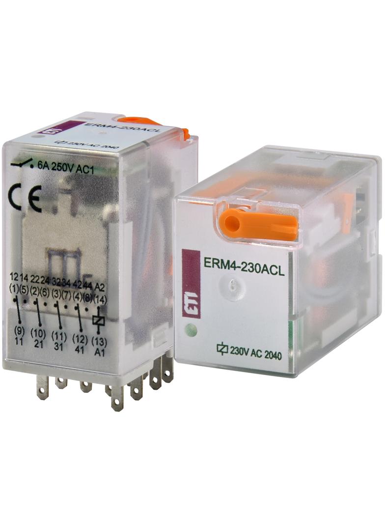 Przekaźnik 4 stykowy 230V AC ERM4-230AC 002473010 ETI