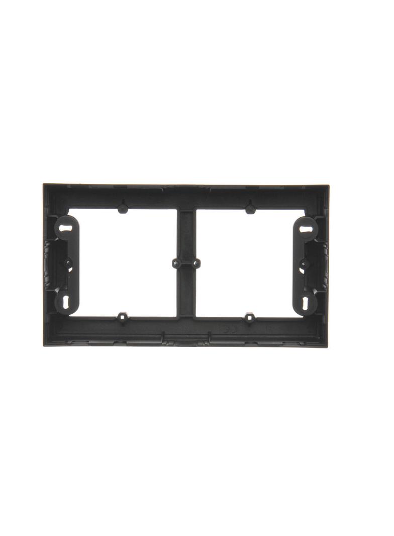 Simon 54 Premium Puszka natynkowa 2-krotna do ramek PREMIUM. Głębokość 35mm czarny