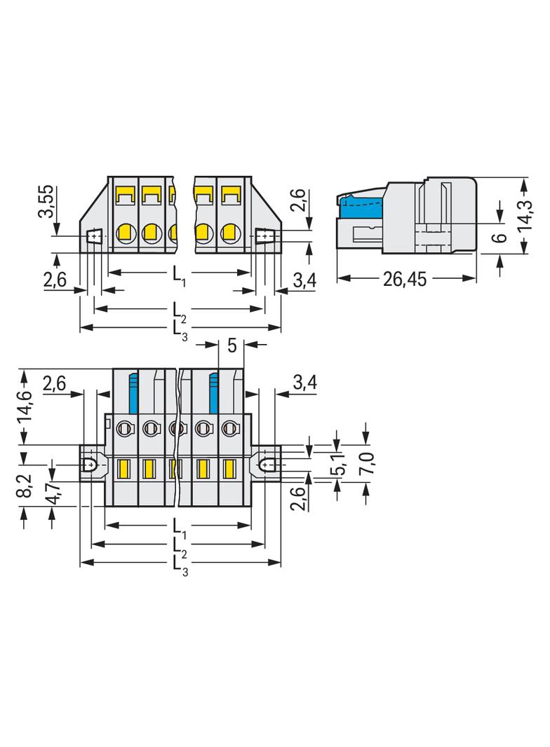 1-przewodowe gniazdo