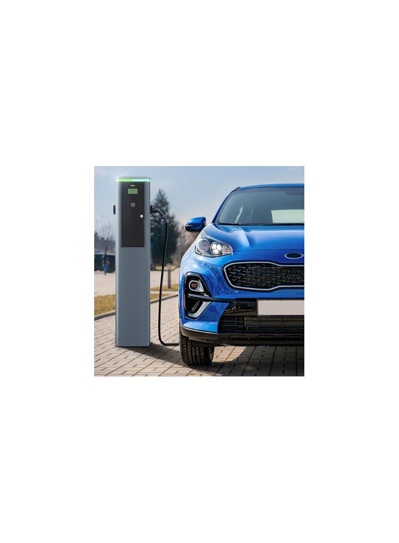TSS- Simon NEON wolnostojąca 2x gniazdo T2 7,4 kW - Max. 14,8 kW jednofazowa 0620231-100 KONTAKT