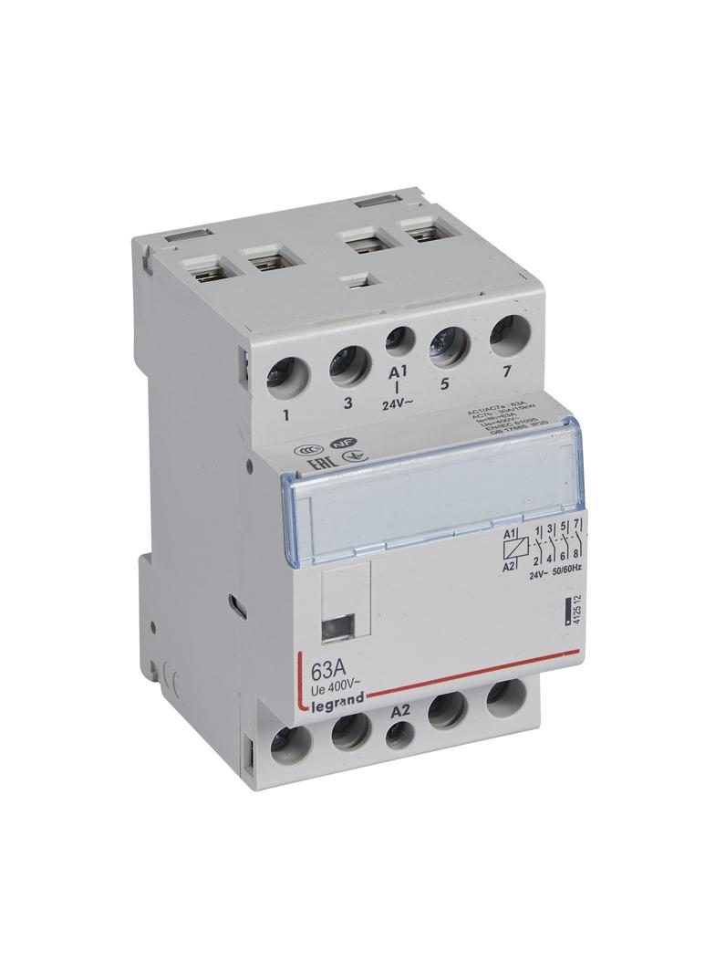 STYCZNIK MODUŁOWY SM 363 63A 24V 4NO, Legrand