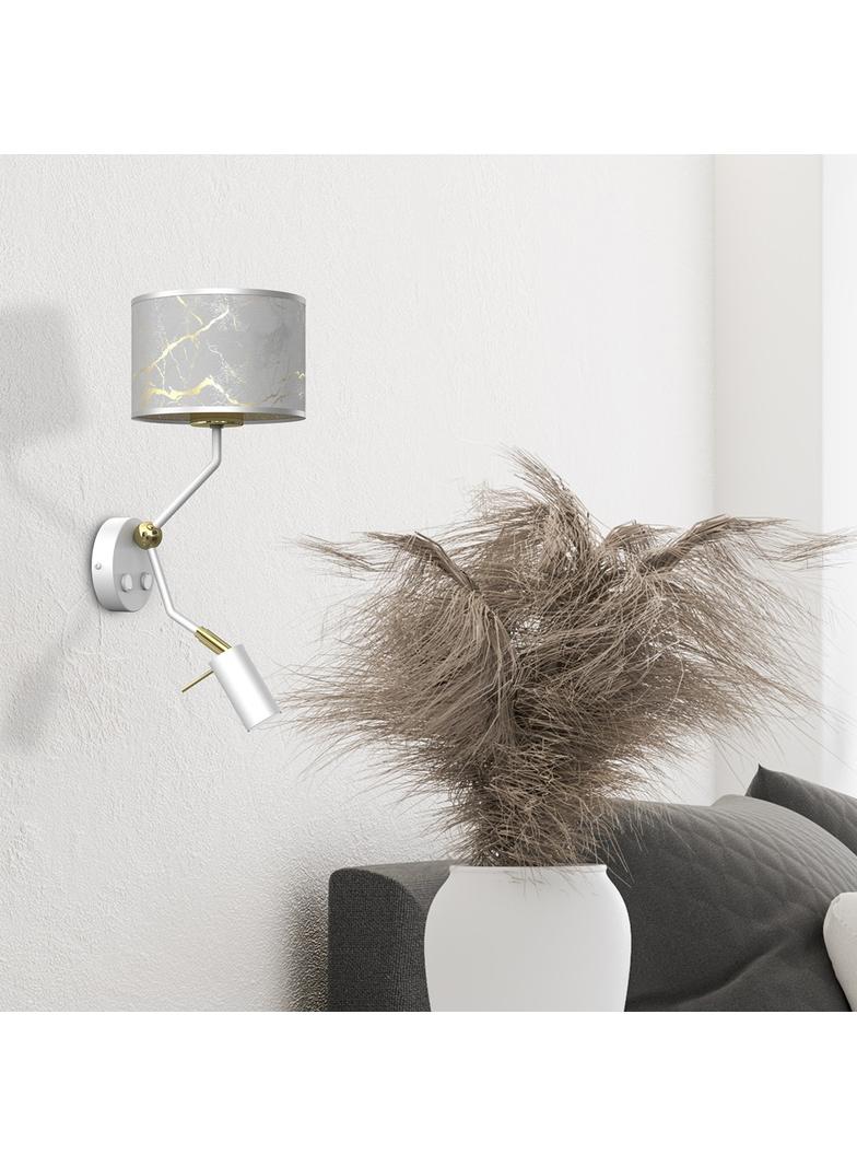 MILAGRO Kinkiet SENSO White/Gold 1xE27 + 1x mini GU10