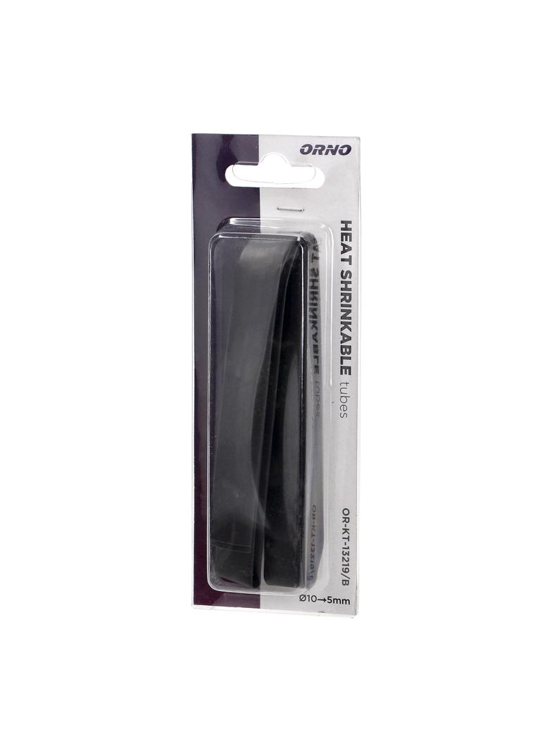 Koszulka termokurczliwa O10->5 mm, uniepalniona, 1m, blister, czarna OR-KT-13219/B ORNO