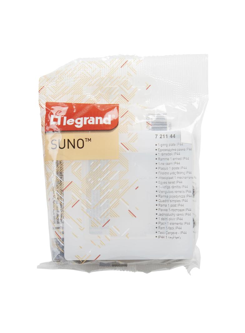 Suno Ramka Pojedyncza Szczelna IP44 Biały 721144 LEGRAND