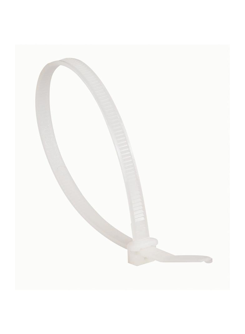 OPASKA COLRING - ZĄBKI ZEWNĘTRZNE - DŁUGOŚĆ 140 MM; SZEROKOŚĆ 3,5 MM - BEZBARWNA (TOREBKA), Legrand