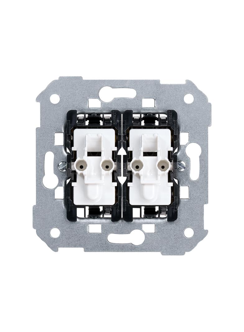 Simon 82 Przycisk podwójny rozwierny (mechanizm) 10A 250V szybkozłączka 75395-39 KONTAKT
