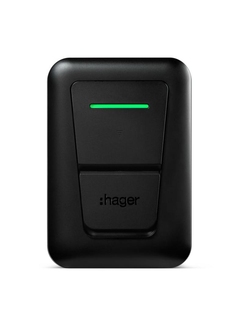 EVCS witty one 1x7kW 1f z gniazdem T2 RFID Bluetooth XVR107S HAGER