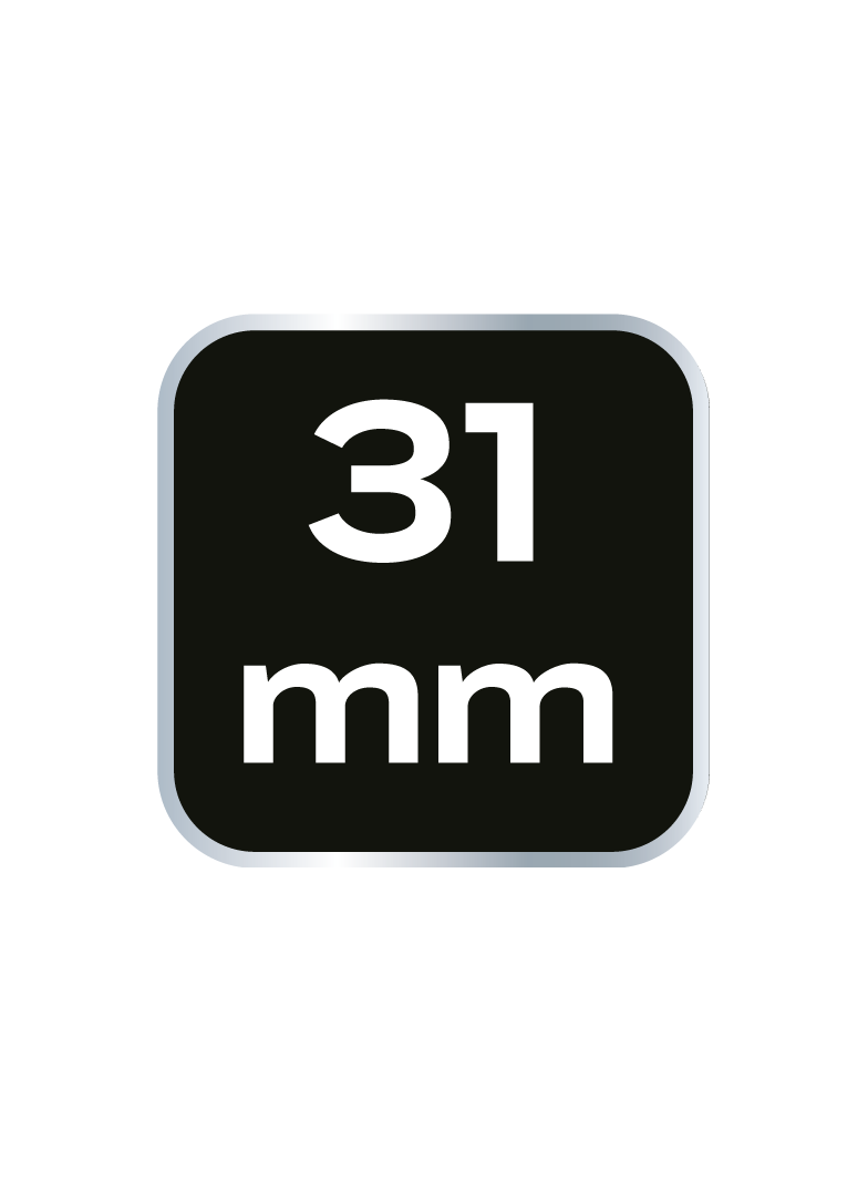 Nasadka sześciokątna 1/2", 31 mm