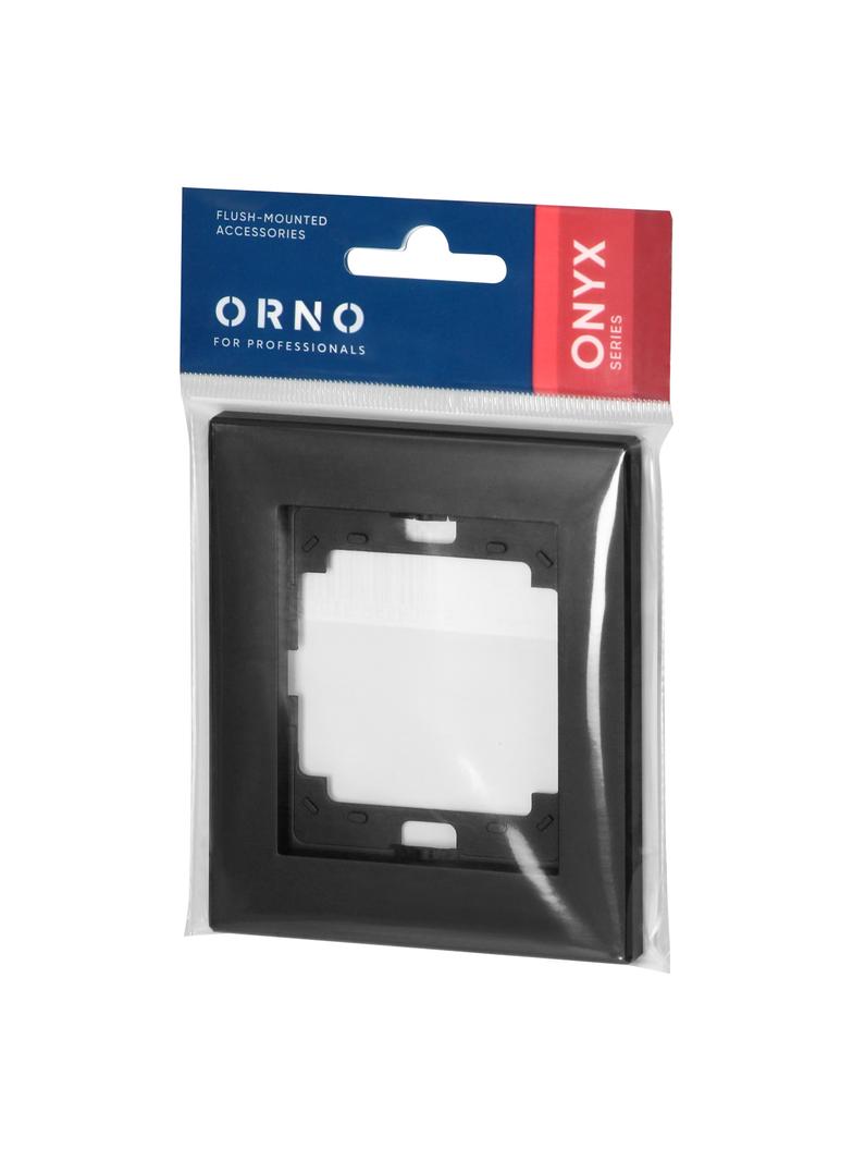 Ramka pojedyncza Onyx, Ra-1O, czarny OR-OE-7520/B ORNO