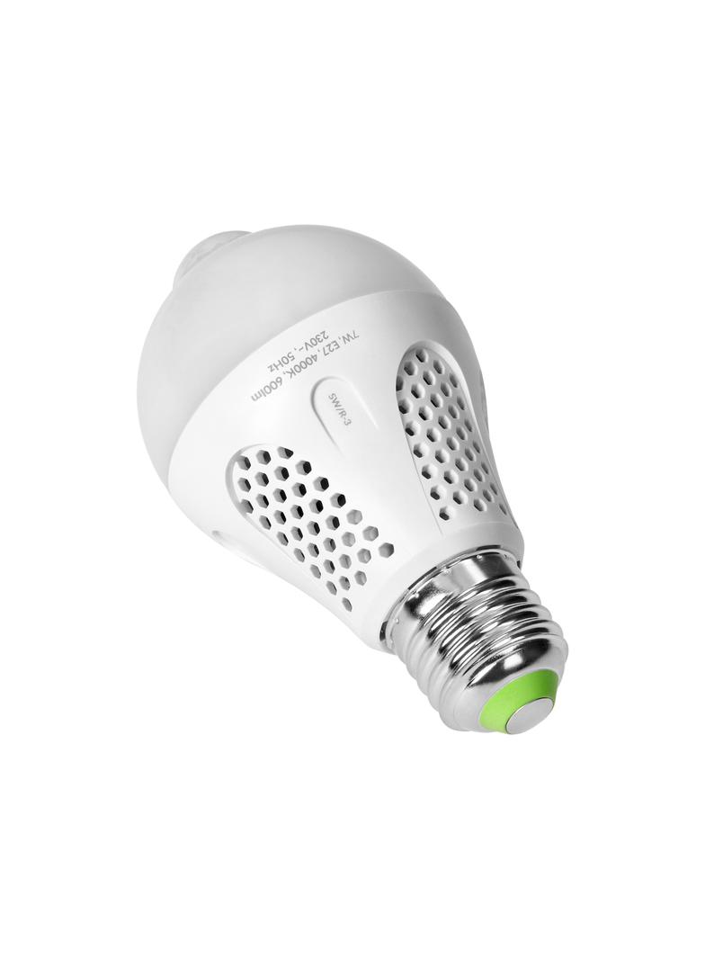 NAMIB LED PIR 7W A60 żarówka z PIR 7W 600lm 4000K SW/R-3 ORNO