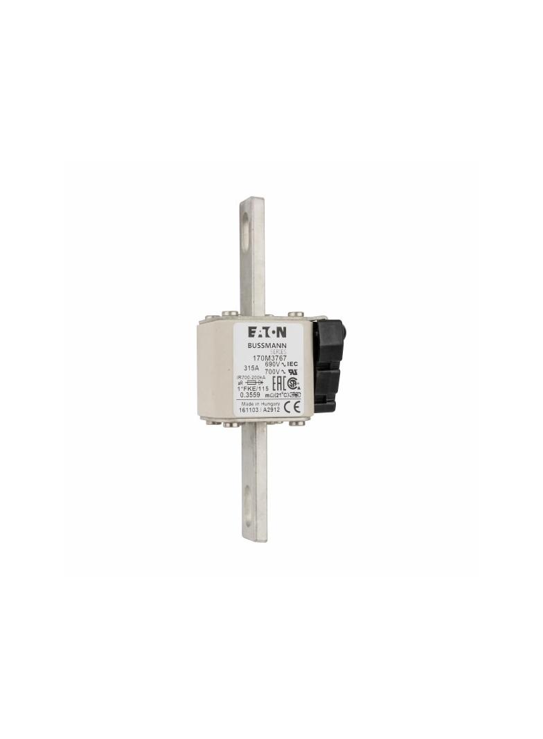 FUSE 315A 690V 1*FKE/115 AR UC Wkładka szybka 315A AC 690V rozmiar 1 45x59x148 mm aR 170M3767 EATON
