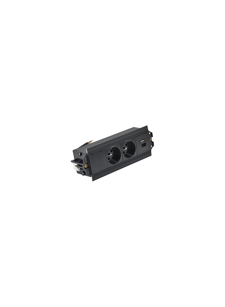 "Simon 480 TS48-530E20B00-44 Indesk 2 gn. typ E + ładowarka USB typ A+C