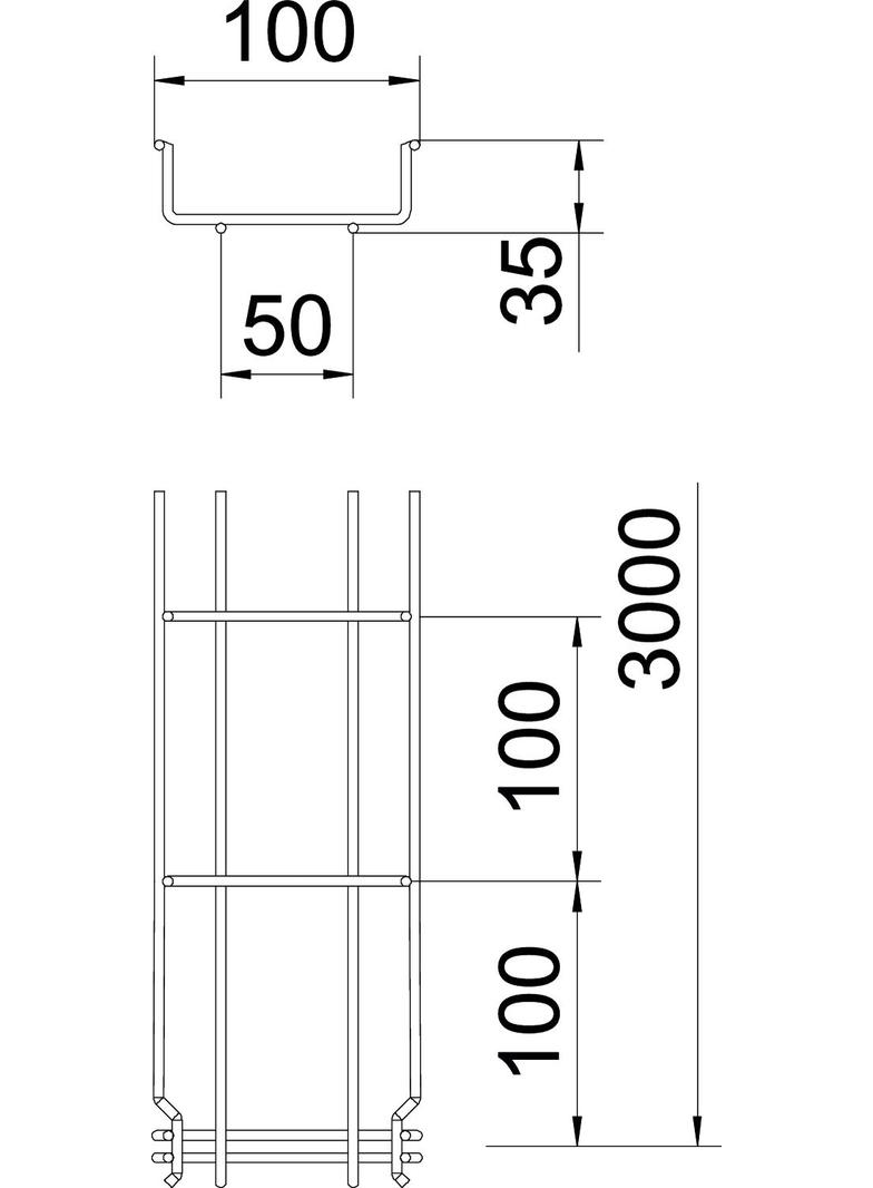 GRM 35/100, KORYTKO SIATKOWE GRM 35/100 G