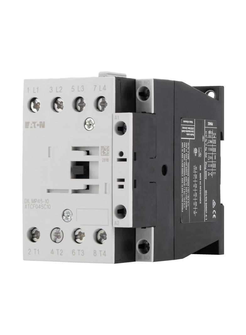 DILMP45-10(110V50HZ,120V60HZ) Stycznik mocy 4P 45A [AC-1] 1Z 0R 109819 EATON