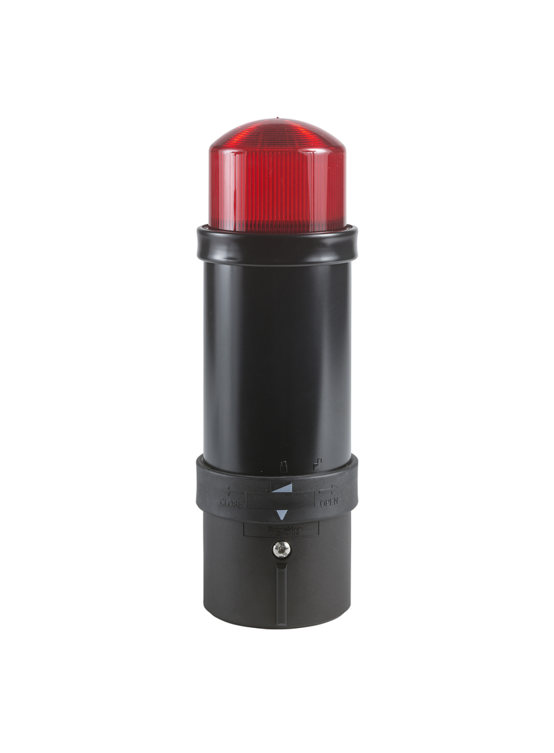 Harmony XVB Sygnalizator świetlny O70 czerwony lampa wyładowcza 10J 24V AC/DC