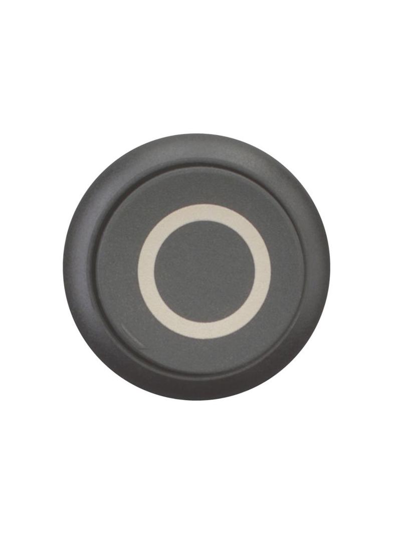 M22S-DRH-S-X0 Napęd przycisku czarny /O/ bez samopowrotu płaski wystający 216680 EATON