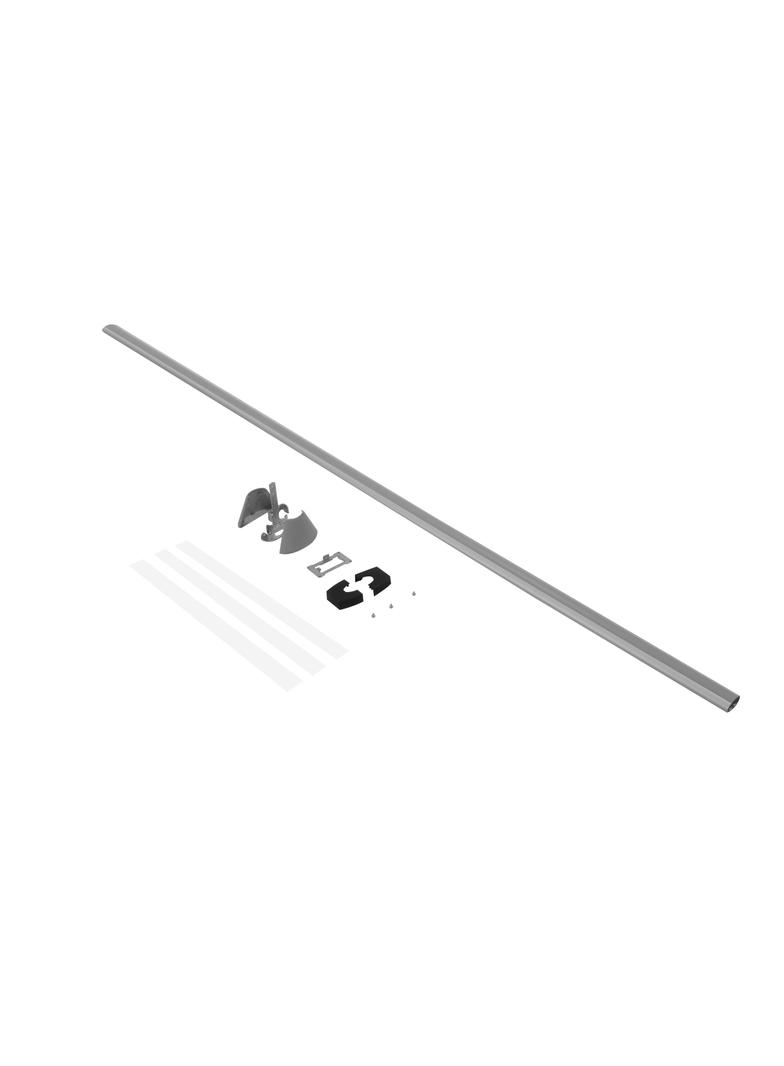 Zestaw do zasilania minikolumny 2-komorowej, czarny, Legrand